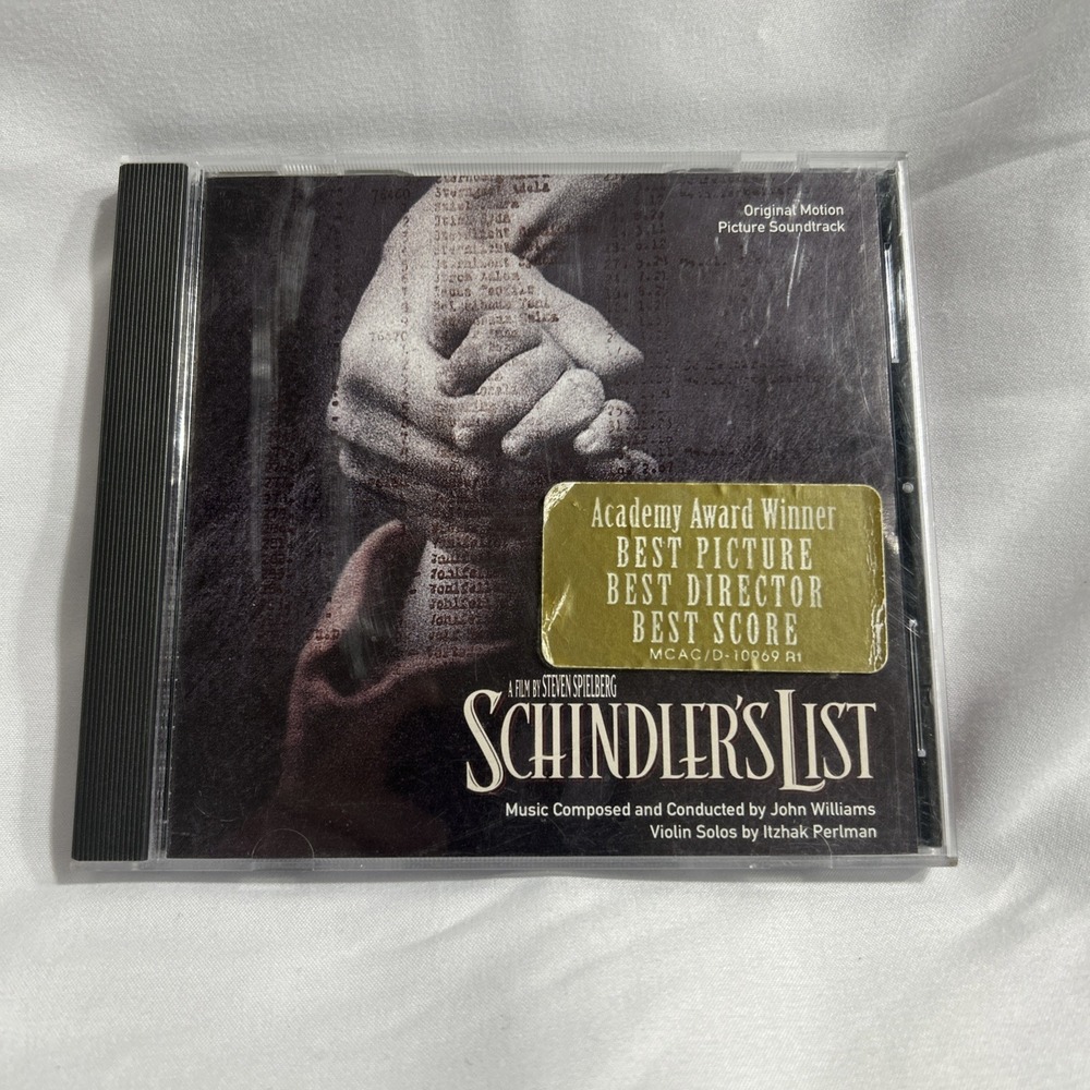 Schindler's List Original Motion Picture Soundtrack CD 1993 MCA John Williams